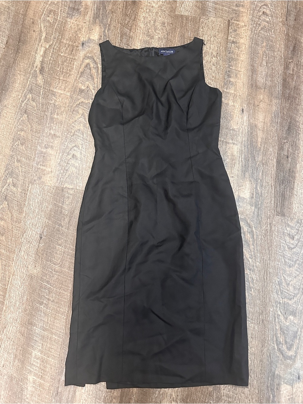 Ann Taylor Dress Size 6 Black Sleeveless Silk Elegant LBD Classiccore Luxury